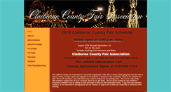 Desktop Screenshot of claibornecountyfair.com